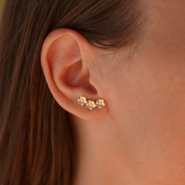 Boucles d'oreilles fleurs