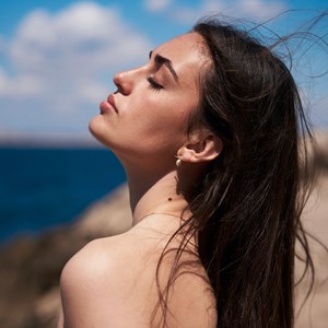 Boucles d'oreilles perle d'eau douce