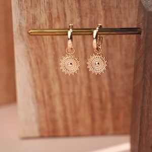 Boucles d'oreilles soleil