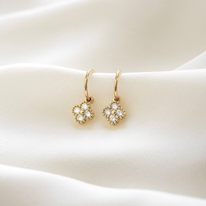 Boucles d'oreilles trèfle
