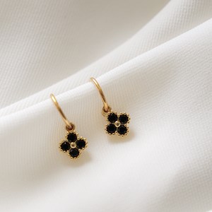 Boucles d'oreilles trèfle