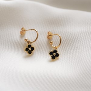 Boucles d'oreilles trèfle