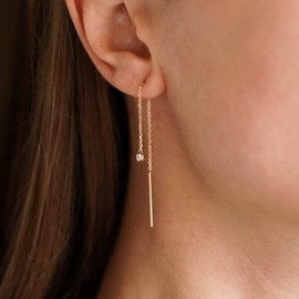 Boucles d'oreilles chaine
