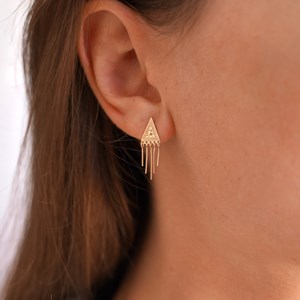 Boucles d'oreilles triangle