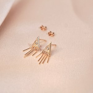 Boucles d'oreilles triangle
