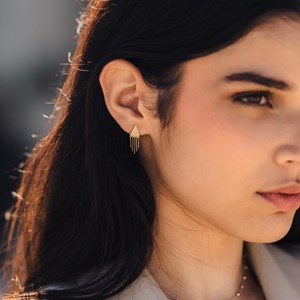 Boucles d'oreilles triangle