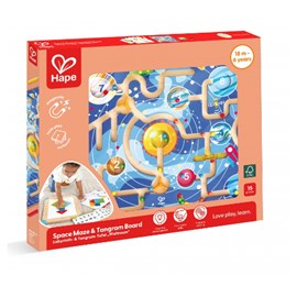 Labyrinthe magnetique tangram - 3 en 1