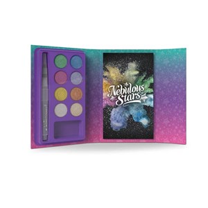 Aquarelles métalliques sur pages