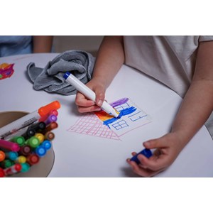 Drawin'board - plateau réversible craies et feutres effaçables