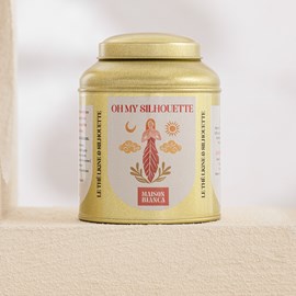 Le thé ligne et silhouette