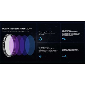 Filtre multi narrowband sv240 svbony