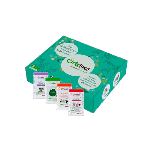 Coffret thés les essentiels pour une bonne journée bio