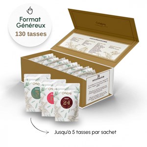 Calendrier de l'avent cafes de specialite bio-130 tasses soit 5 tasses par jour