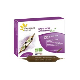 Radis noir artichaut bio en ampoules
