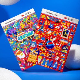 Kit de 2 super calendriers de l'avent chocolat