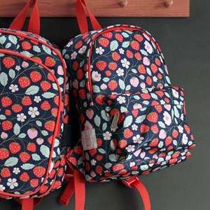 Petit sac à dos fraises