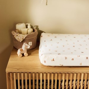 Panier de rangement cloudy rib milky coffee (14 x 18 cm)