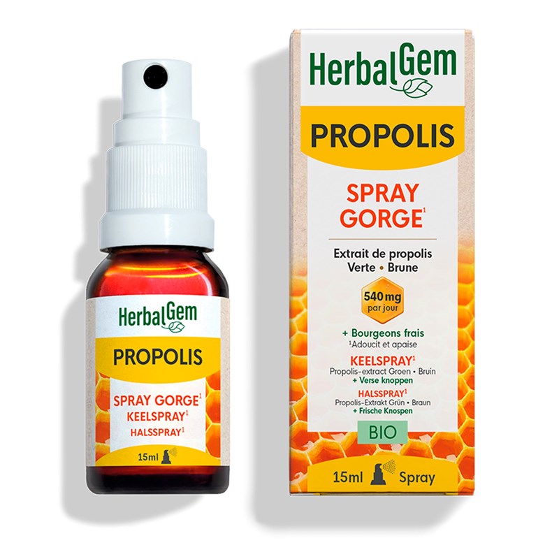 Herbalgem - spray propolis large spectre - bio