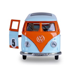 Volkswagen t1 miniature 1:38 bleu clair