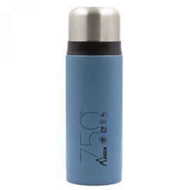 Thermo laken 0,75l inox bleu