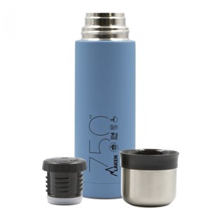 Thermo laken 0,75l inox bleu