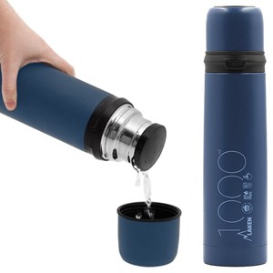 Thermo laken 1l inox bleu