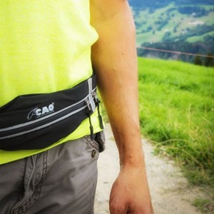 Ceinture 2 poches cao noire