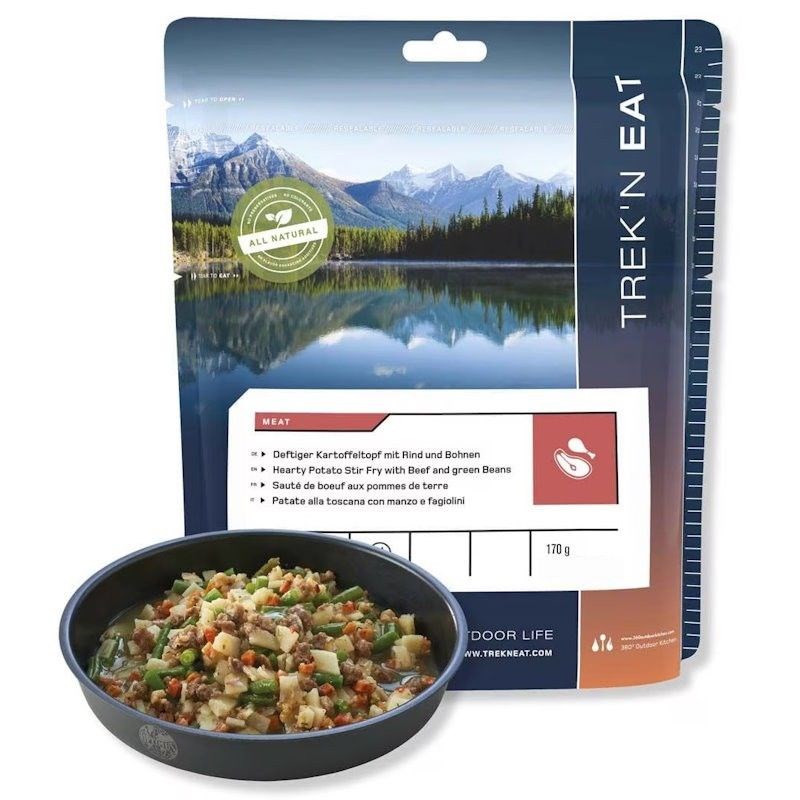 Repas lyophilisé trek'n eat bœuf aux po