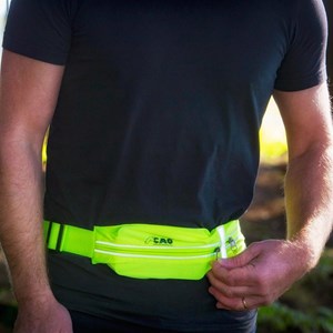 Ceinture 2 poches cao jaune