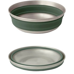 Bol pliable sea to summit detour stainless steel collapsible bowl m vert