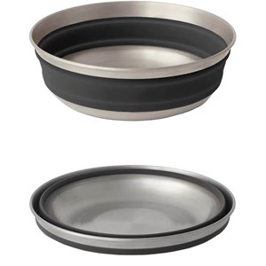 Bol pliable sea to summit detour stainless steel collapsible bowl m noir
