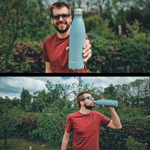 Gourde isotherme husky mott 750 grey