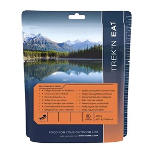 Repas lyophilisé trek'n eat marmite de bœuf au riz performance