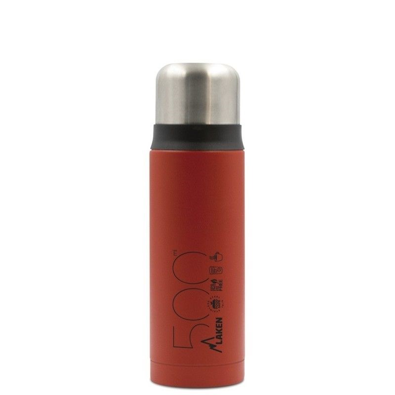 Thermo laken 0,5l inox rouge