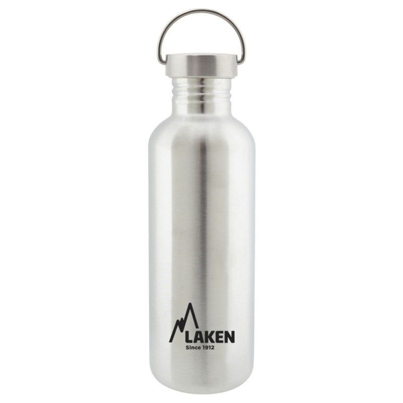 Gourde inox laken basic steel 1l argent
