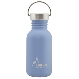 Gourde inox laken basic steel 0,5l bleu