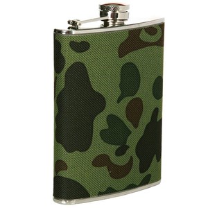 Flasque inox fosco stainless steel flask camouflage 8 oz 230 ml