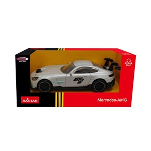 Mercedes-amg gt2 miniature 1:43 argent