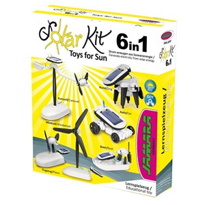 Kit solaire 6en1 noir-blanc