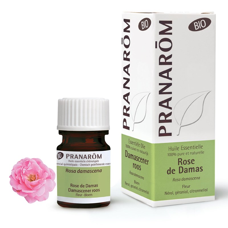 Pranarom - huile essentielle de rose de damas - bio
