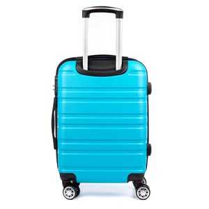 Jeu de 3 valises trolley extensibles, en matériau léger abs de haute résistance.