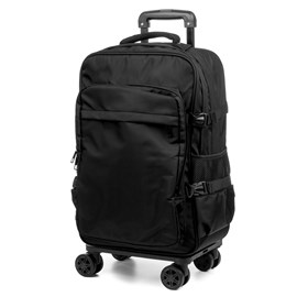 Valise de cabine trolley, en matériau léger et imperméable à haute résistance.