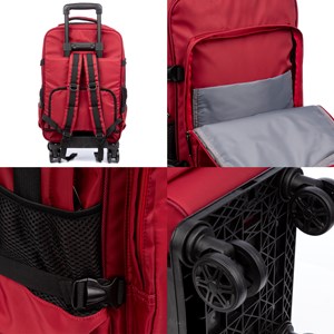 Valise de cabine trolley, en matériau léger et imperméable de haute résistance.