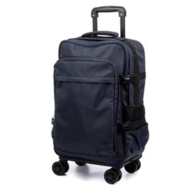 Valise de cabine trolley, en matériau léger et imperméable de haute résistance.