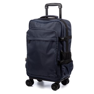 Valise de cabine trolley, en matériau léger et imperméable de haute résistance.