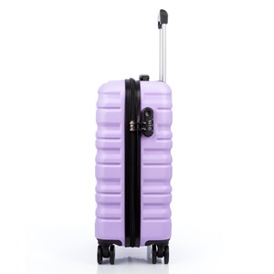 Jeu de 3 valises trolley, en matériau léger abs de haute résistance.