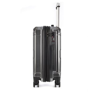 Valise de cabine trolley extensible en matériau léger en abs+pc.