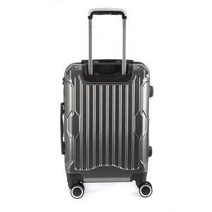 Valise de cabine trolley extensible en matériau léger en abs+pc.