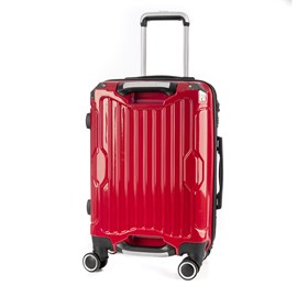 Valise de cabine trolley extensible en matériau léger abs+pc.
