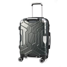 Valise cabine trolley extensible en matériau léger abs+pc.